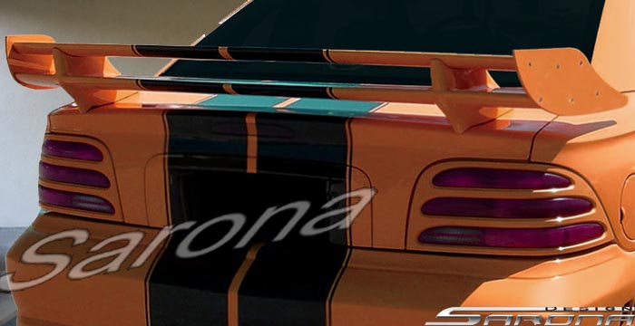 Custom 94-98 Mustang Wing # 47-12   Coupe Trunk Wing (1994 - 1998) - $299.00 (Manufacturer Sarona, Part #FD-001-TW)